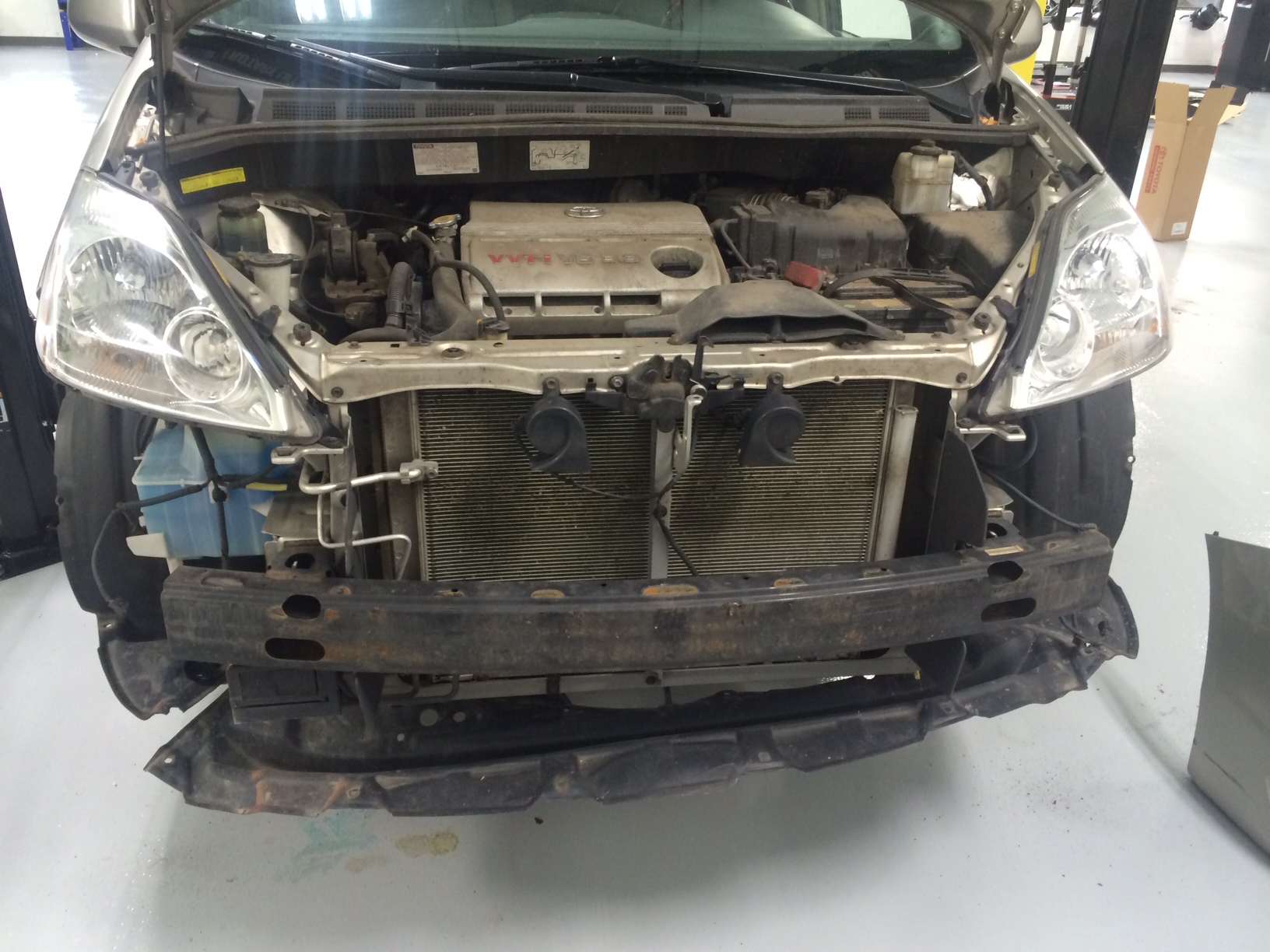 toyota sienna radiator leak #7