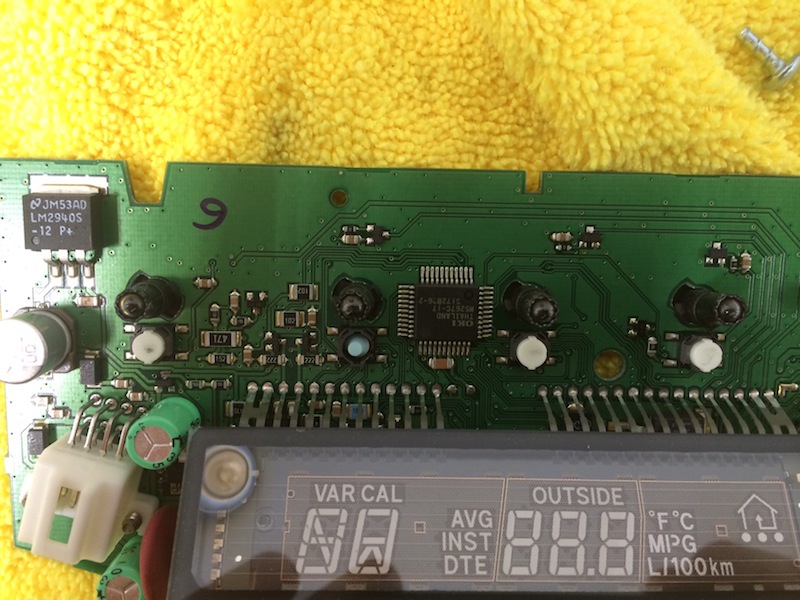 Exposed circuit board