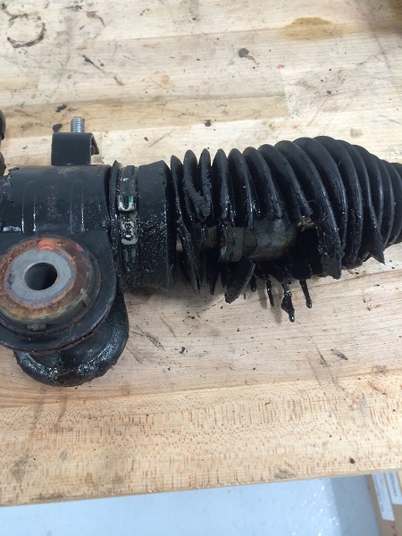 Power steering rack leaking toyota