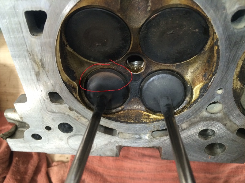 LS460 burned valve