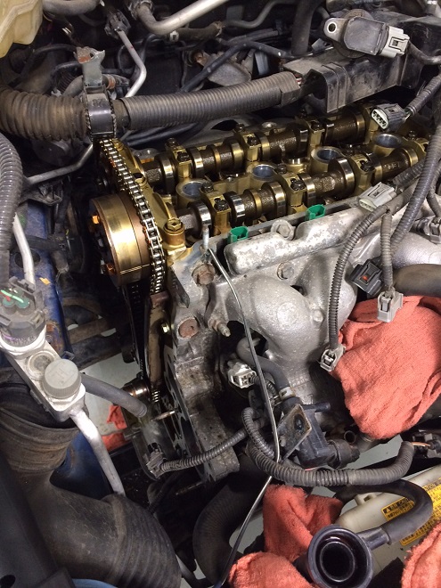 vq35hr timing cover leak