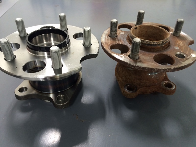 New and Old Bearing