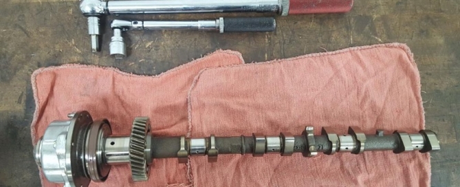 Camshaft out